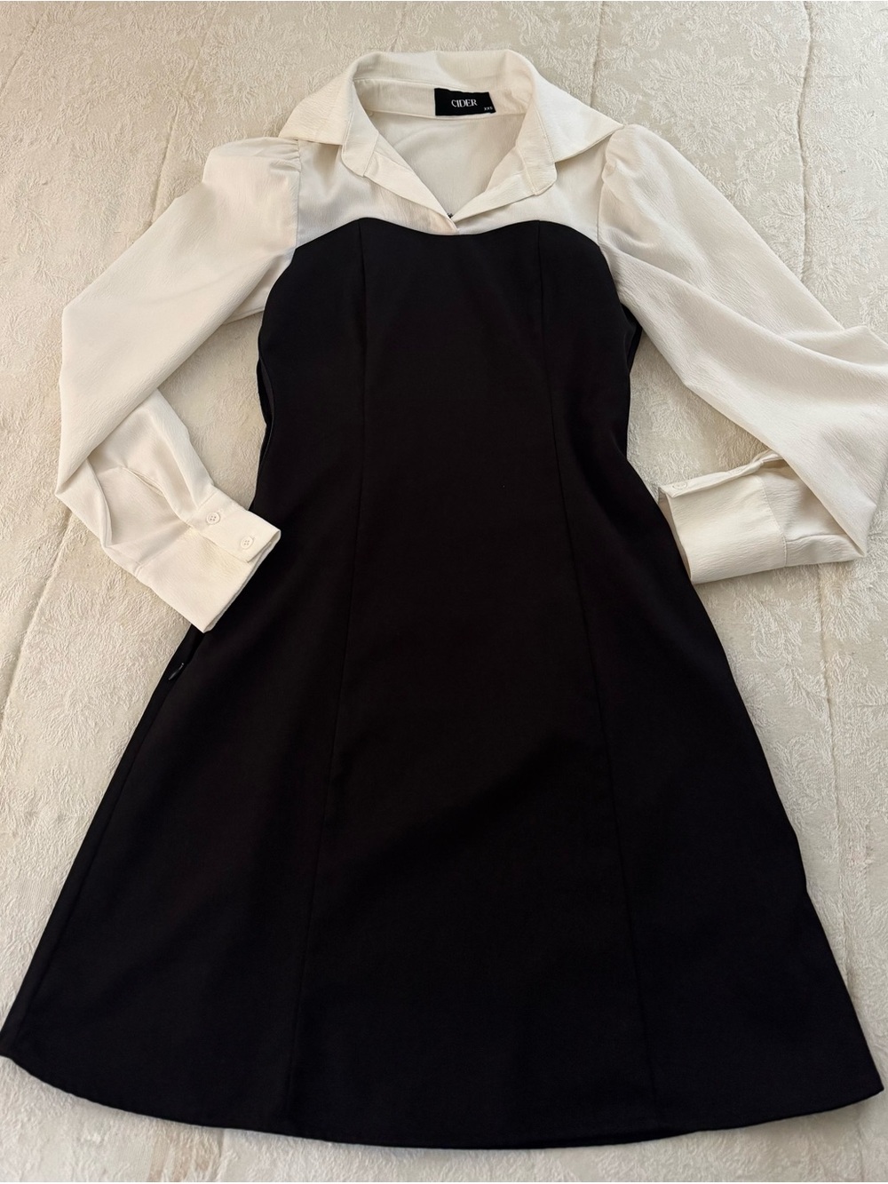 CIDER Color Block Mini Dress Size XXS Like New